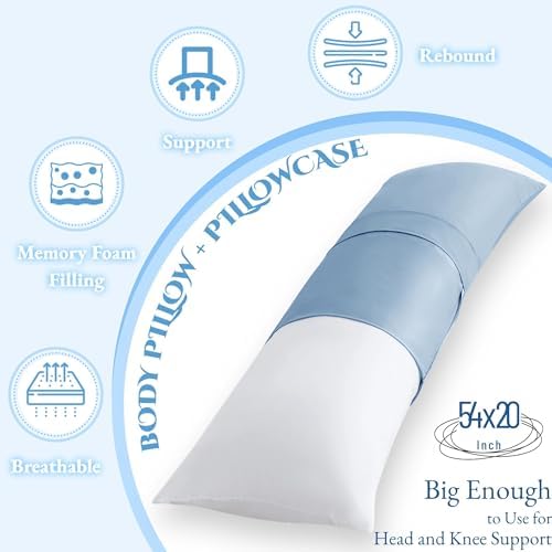 Ubauba Memory Foam Body Pillow - Image 4