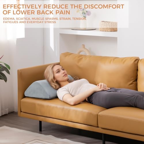 Knee Wedge Pillow 6.3'' for Post-Surgery Recovery-Leg Elevation Support for - Image 6