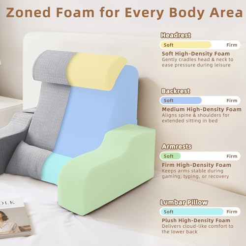 Foldable Reading Pillow for Sitting in Bed Adult - Image 5