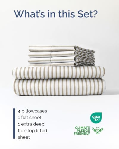 Flex Top Split Head King 6 Piece Sheet Set - Image 2
