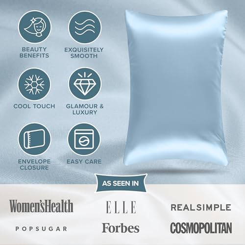 Bare Home Satin Pillowcases Envelope - Image 4