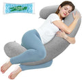 SweetSlubr Body Pillow, Memory Foam Pregnancy Pillow Leg Pillow 53.2x9.8in by Unknown