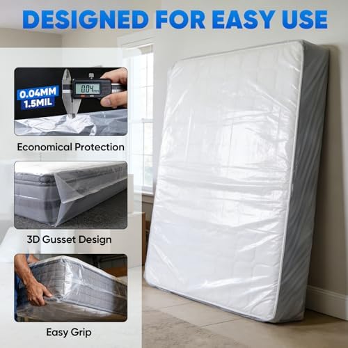 TICONN 1PK Plastic Mattress Bag - Image 2