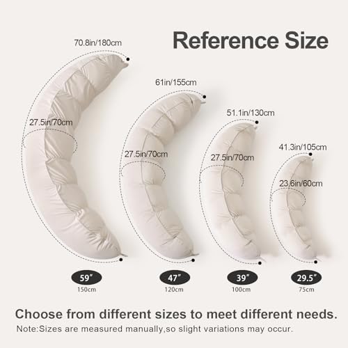 Peallow – Long Round Body Pillow - Image 2