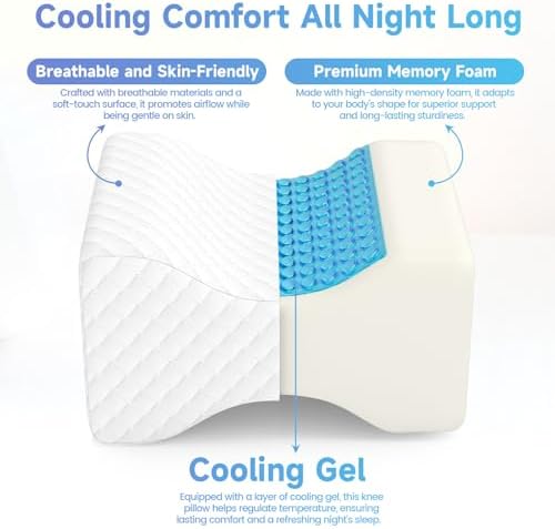 CloudBliss Cooling Gel Knee Pillow - Image 3