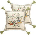 ISAENNE Designer Linen Square Throw Pillow Cover by Isaennehomedecoration