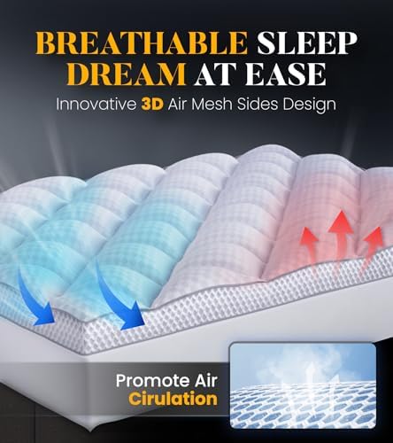 3 Inch Ultra-Fluffy Memory Foam Mattress Topper Queen - Image 4