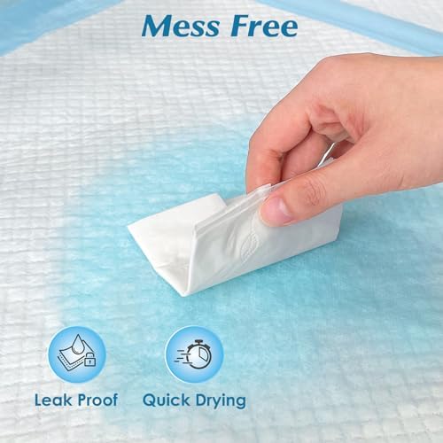 100 Count 22” x 22” Super Absorbency Disposable Underpads - Image 4