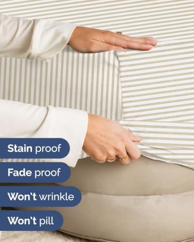 CGK Linens Extra Deep Flex Top Split Head King Fitted Sheet - Image 6