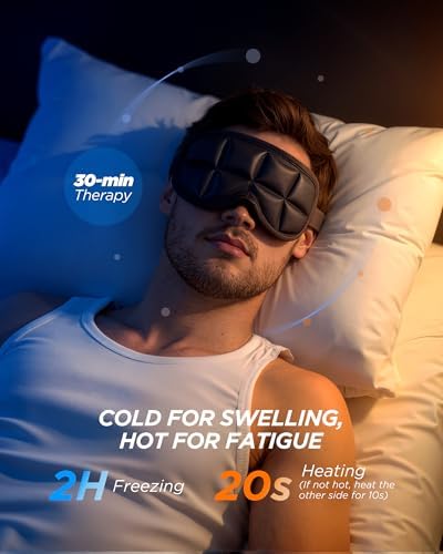 3D Cooling Sleep Mask with Double Coldfocus Gel - Image 6
