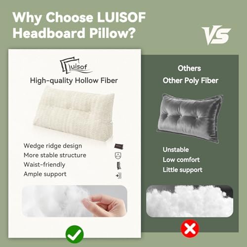 Headboard Pillow Twin Triangular Bed Wedge Pillow - Image 6