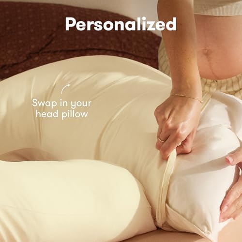 Frida Mom Full Body Support Cooling Pregnancy Pillow, Head-to-Toe Support - Image 3