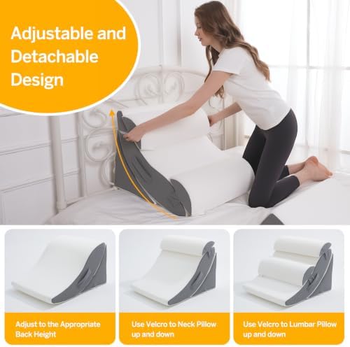 Wedge Pillow Set for After Surgery – 5PCS Orthopedic Bed Wedge Pillow Set for - Image 5