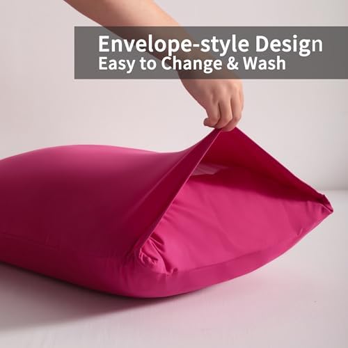 Queen Pillow Cases, 2 Pack, 20x30 in, Microfiber - Image 4