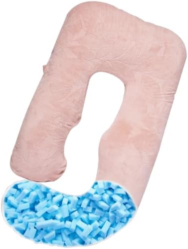Shredded Memory Foam U Shaped Pregnancy Pillow by ASAWESLING