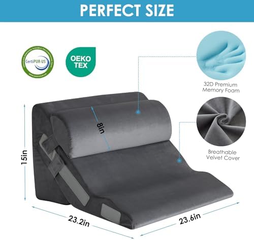 MEGCXIT Wedge Pillow Set for After Surgery, Bed Wedge - Image 3
