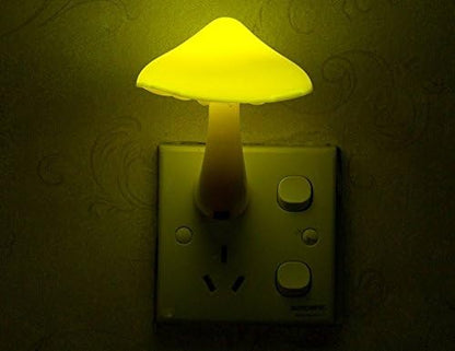 AUSAYE 2Pack Mushroom Night Light Plug in Lamp,Led Lights for Adults Kids Baby Children NightLight Wall Decor Lamp Bedroom Bathroom,Toilet,Stairs,Kitchen,Hallway