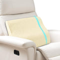 Lumbar Support Pillow for Recliner, Large Memory Foam Back Support Cushion for by SofGlowlycomforteveryday