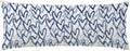 Navy Blue Heart Y2K Body Pillow Cover 20x54 by Unknown