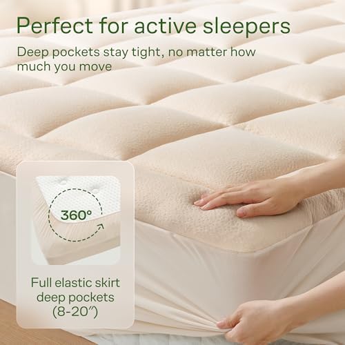 Niagara Sleep Solution Cal King Ultra Soft Mattress Topper—Back Pain Relief - Image 5