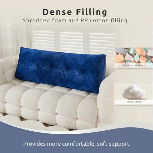 Zelladorra Headboard Pillow Twin, Triangular Wedge Pillow Headboard - Image 3