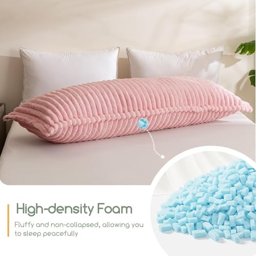 HIGOGOGO Memory Foam Body Pillow, Thickened Large Long Bed Pillow - Image 5