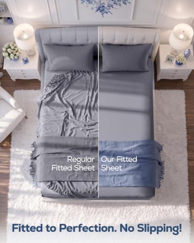 Full Fitted Sheet, Ultra Soft Fits Up to 15 Inch Deep Pocket - Image 3