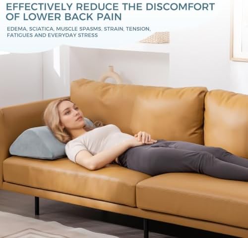 Knee Wedge Pillow 6.3'' for Post-Surgery Recovery-Leg Elevation Support for - Image 6