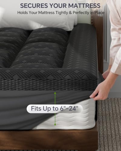 3 Inch Twin Mattress Topper Viscose Thick Pillow Top Mattress Pad - Image 6