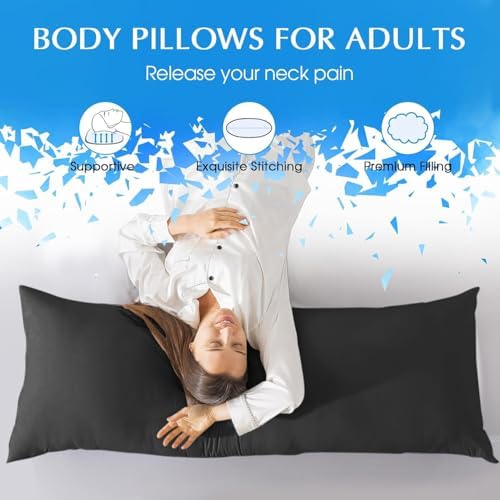 SHOUREN Large Body Pillow, Long Bed Pillow - Image 4