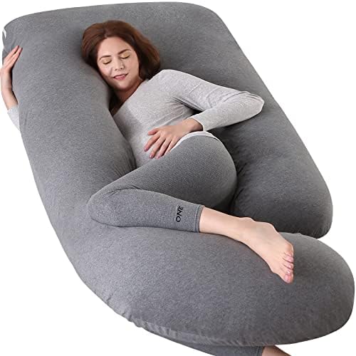 Elover U Shaped Pregnancy Pillow, Full Body Maternity Support by Elover