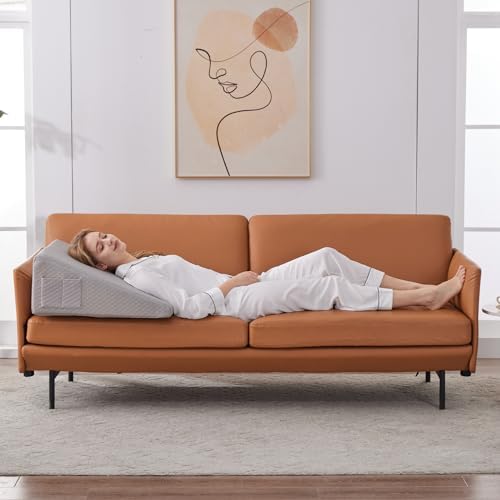 Ruqmuis Wedge Pillow for Sleeping, Triangle Incline Wedge for Acid Reflux - Image 6
