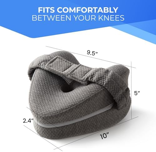 Memory Foam Knee Pillow for Side Sleepers Hip Pain - Image 2