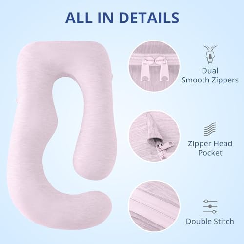 Sasttie Cooling Pregnancy Pillow Cover - Image 3