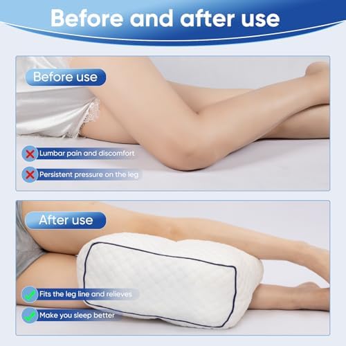 MINUPWELL 6.5" Knee Pillow for Side Sleepers - Image 4
