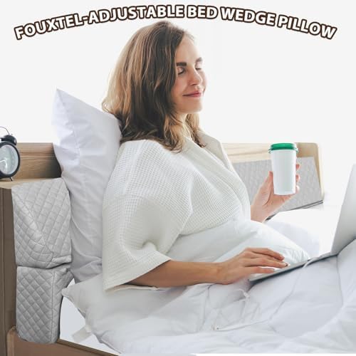 4 Modes Pillow Wedge for Headboard Gap, Foldable Bed Wedge Pillow, Bed Gap - Image 3