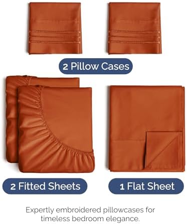 Split King Size 5 Piece Sheet Set - Image 2