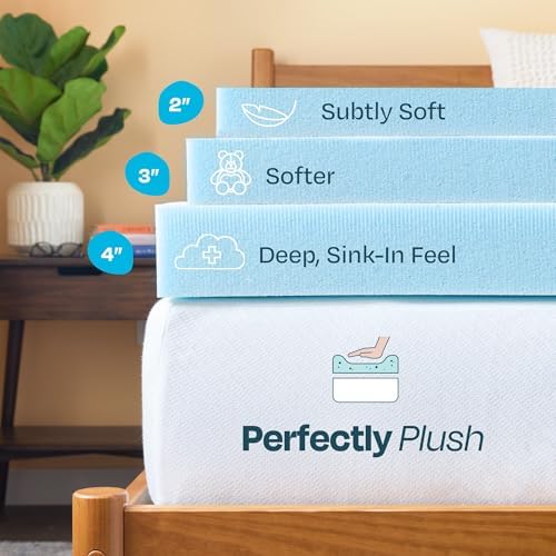 Linenspa Memory Foam Mattress Topper, Queen Size - Image 5