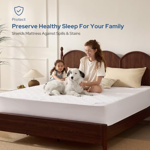 BEDLORE Waterproof Mattress Protector, California King Size Mattress Pad - Image 2