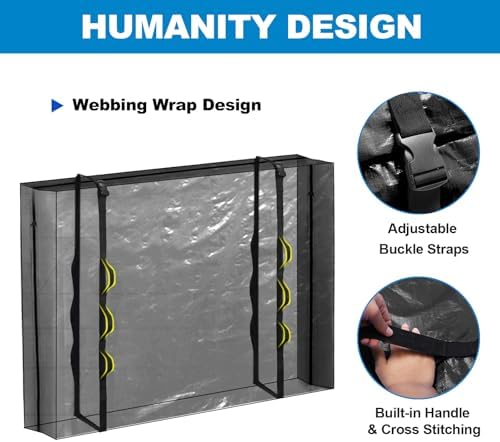 TICONN Mattress Bags for Moving, Heavy Duty Mattress Cover Storage Bag - Image 5