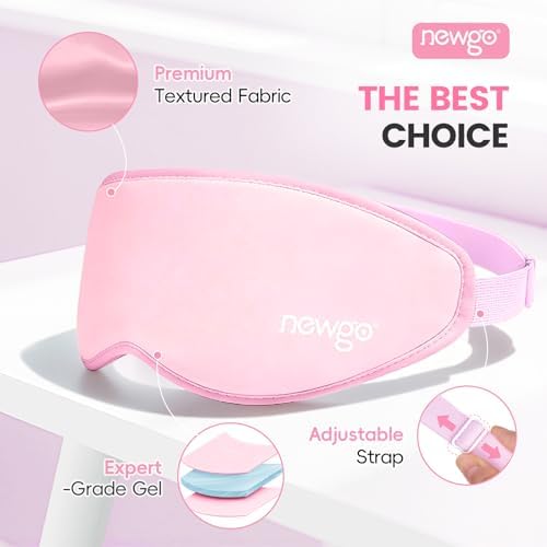 NEWGO 3D Cooling Eye Mask, Weighted Eye Mask - Image 5