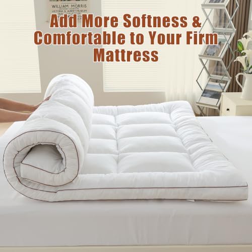 WhatsBedding 3 Inch Memory Foam Mattress Topper, 1700 GSM - Image 6