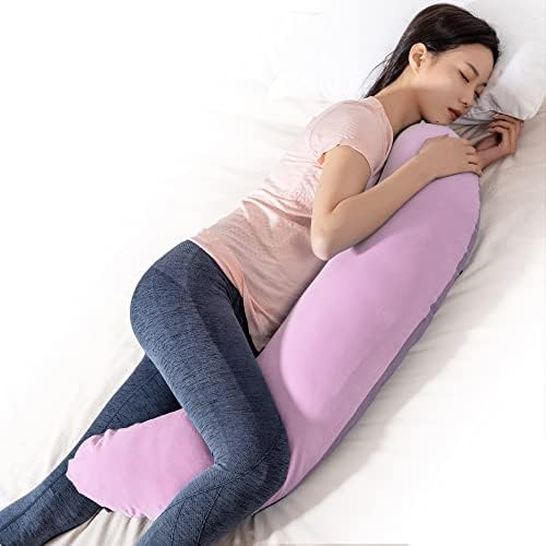 BYRIVER 43" Pink Purple Cute Body Pillow - Image 4