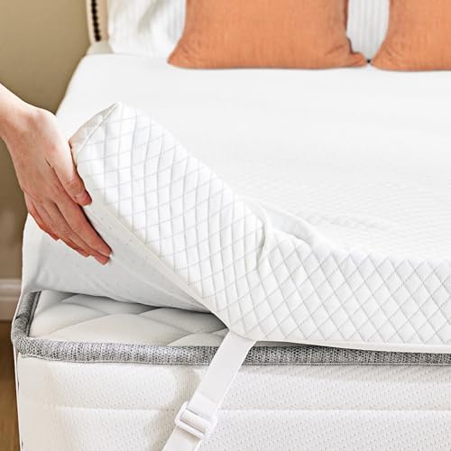 Sweetcrispy Full Mattress Topper, Memory Foam Pad, 2 Inch by Sweetcrispy