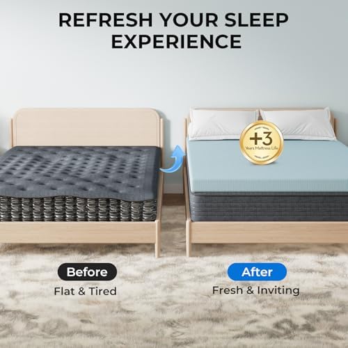 OhGeni 2 Inch King Memory Foam Mattress Topper Pad - Image 5