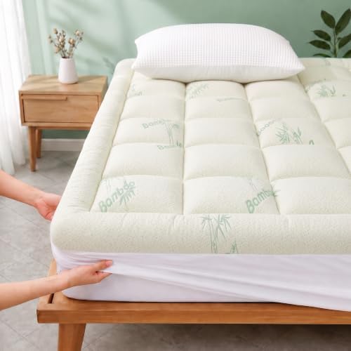 Mattress Topper Queen, Ultra Soft & Breathable Pillow Top Mattress Pad by Unknown