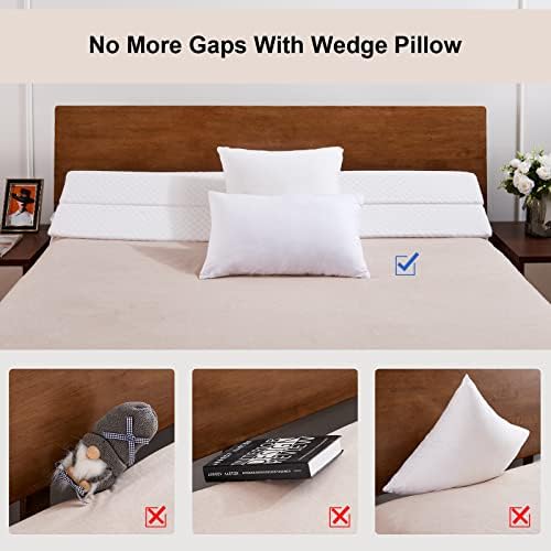 EUHAMS Full Size Bed Wedge Pillow - Image 2