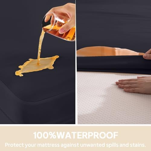 Mattress Encasement Twin XL Zippered Waterproof - Image 2