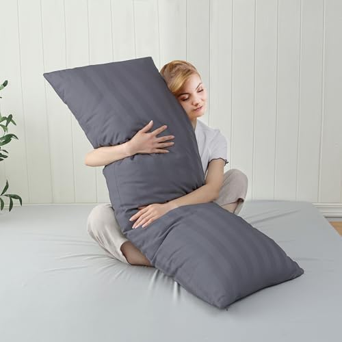100% Cotton Zippered Body Pillow Protectors 1 Pack - Image 2