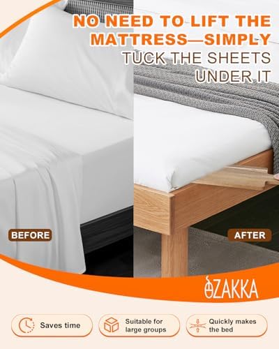 Wood Bed Tucker Tool for Changing Sheets, Easy Lever-Action Bed Maker - Image 3